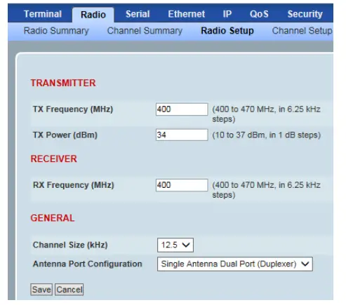 4RF Aprisa SR Data Driven Protected Station - app4