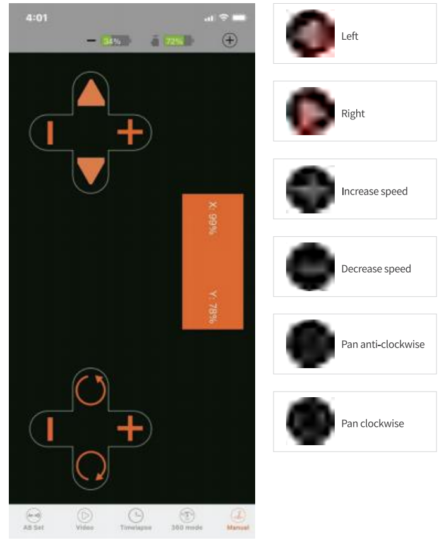 KONOVA KMS 53 Wireless Motorized Camera Slider System - app1