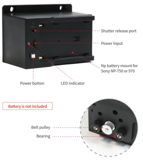 KONOVA KMS 53 Wireless Motorized Camera Slider System - fig3