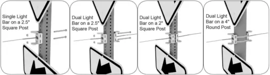 carmanah R247G G Series 24 Hour Solar Traffic Flashing Beacon - Image 10