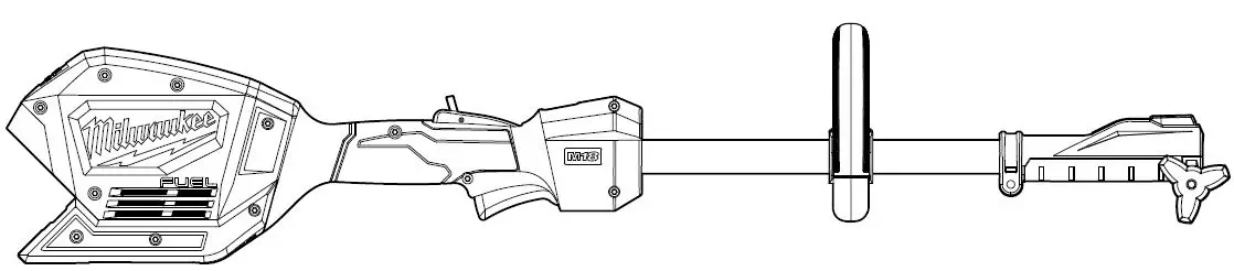 milwaukee 2825-20 M18 Fuel Attachment System With Quik-Lok Power Head-PROD