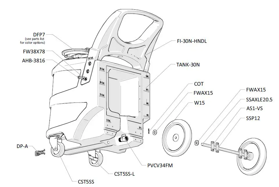 FOAMit FI-30N 30 Gallon Air Operated Portable Foam Equipment FIG 2