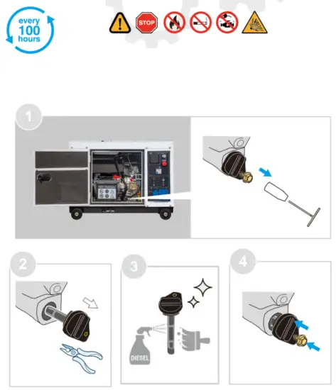 HYUNDAI DHY8600SE Electric Generator - Fig 17