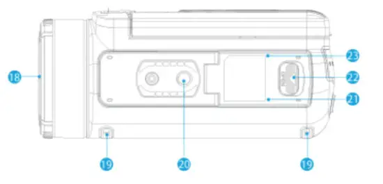 HDKing DV02V Video Camcorder - LED Indicator