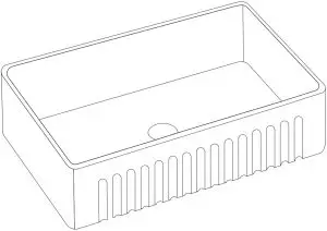 Swiss Madison - well made forever Ceramic Farmhouse Kitchen Sink