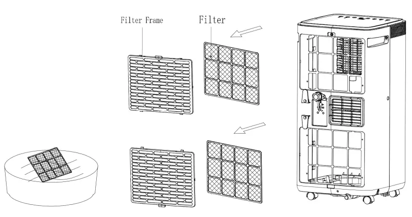 DENBIG A016G 06KR PORTABLE AIR CONDITIONER - Maintenance