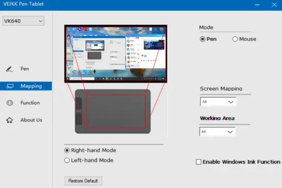 VEIKK VK640 Graphic Battery Free Pen Tablet - Fig 13