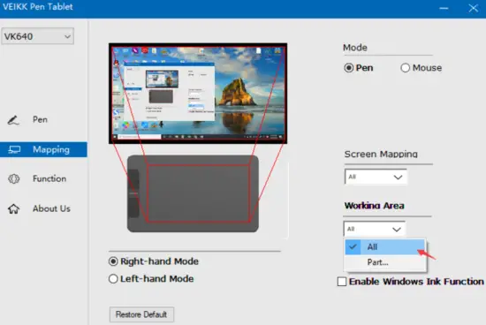 VEIKK VK640 Graphic Battery Free Pen Tablet - Fig 18