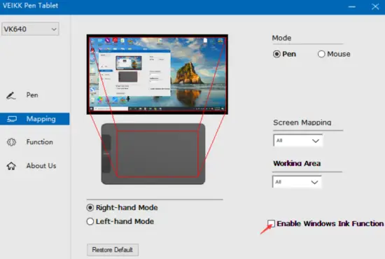 VEIKK VK640 Graphic Battery Free Pen Tablet - Fig 21
