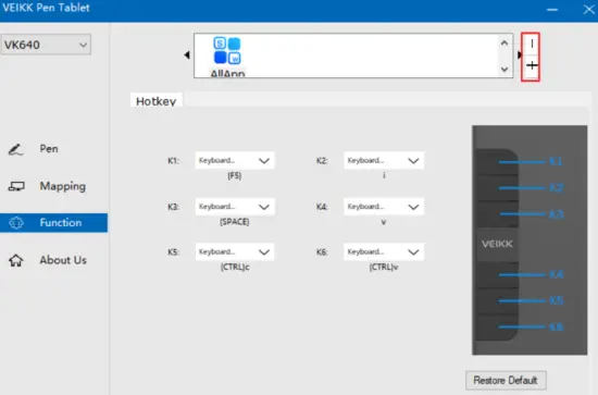 VEIKK VK640 Graphic Battery Free Pen Tablet - Fig 22