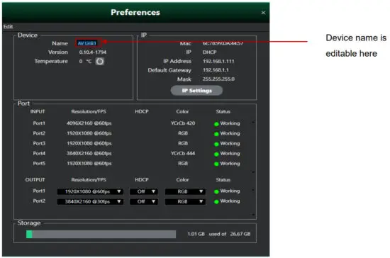 AV LINK MWV-H42PRO MaitreView 4KPro Device - figure 12
