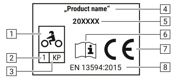 VANUCCI VUG-1 Motorcycle Gloves - Example
