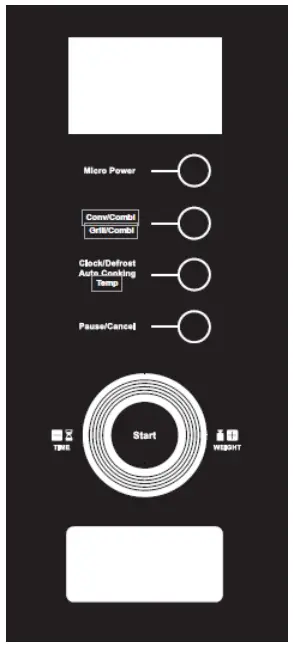 OPERATION OF CONTROL PANEL