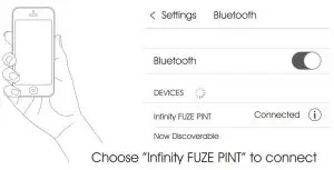 FIG 7 Bluetooth connection