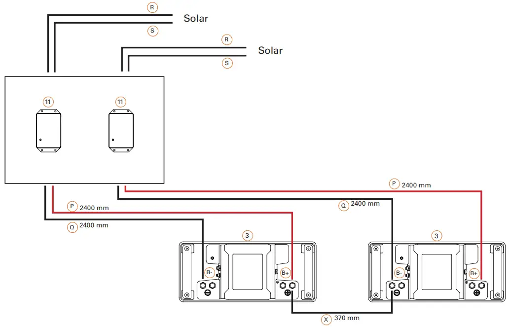 Power cable connection