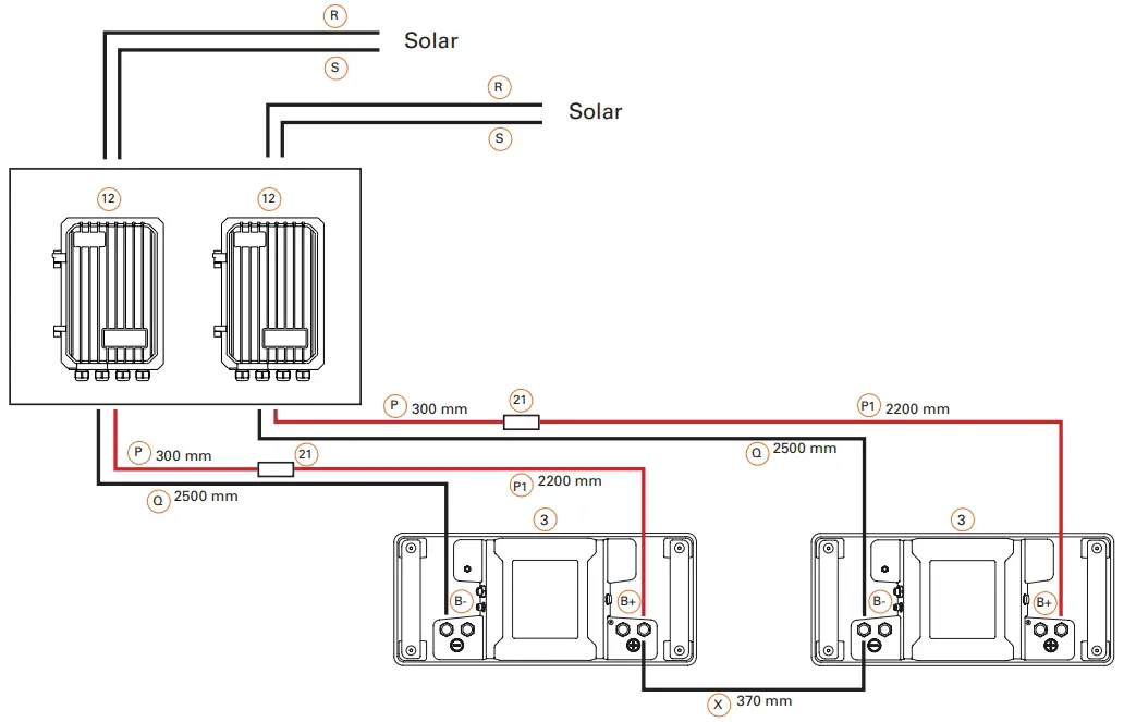 Power cable connection
