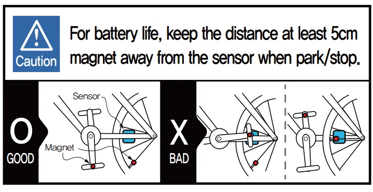 OOBIK BS-50 Cycling Speed and Cadence Dual Sensor 9