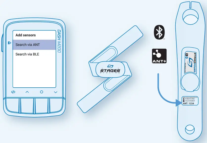 Pair Dash to sensors