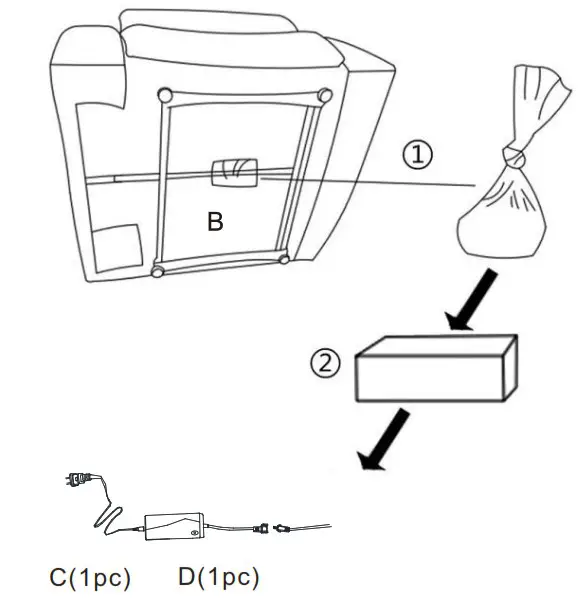 thdstatic pp289182 Home Theater Power Motion Recliner - Step 1