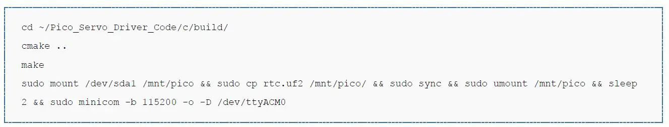 Raspberry Pi Pico Servo Driver Module 4