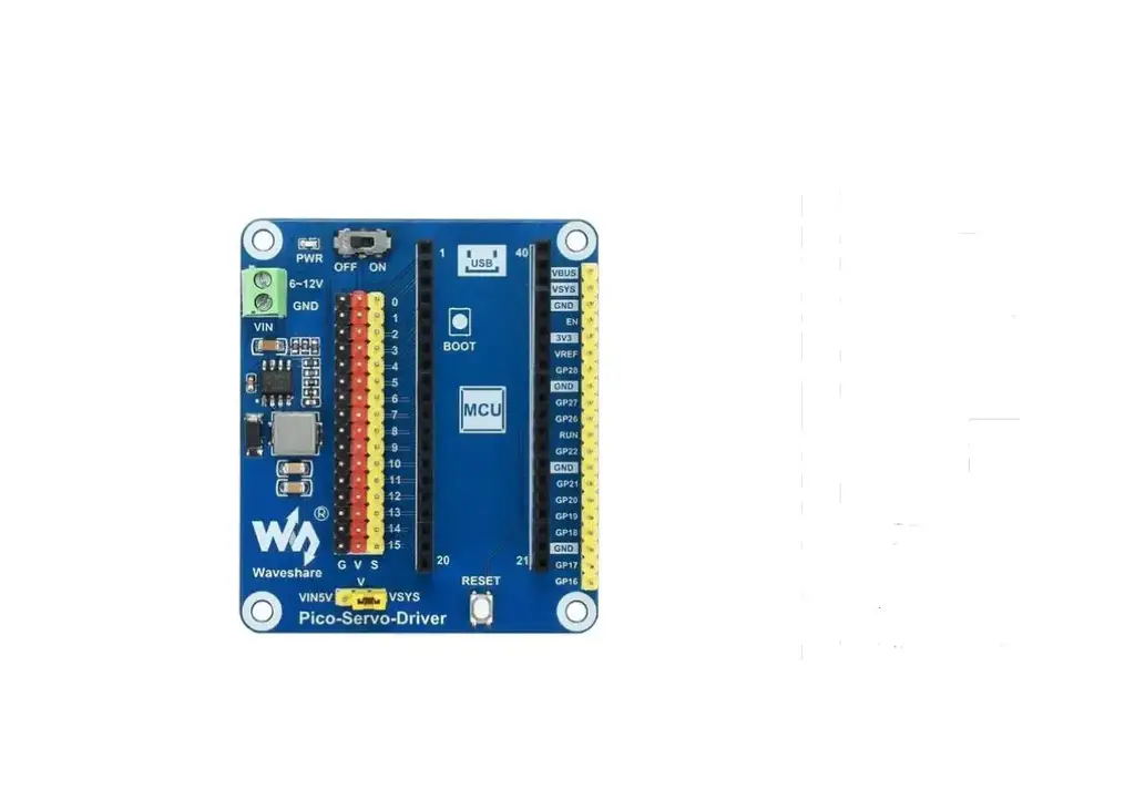 Raspberry Pi Pico Servo Driver Module User Guide