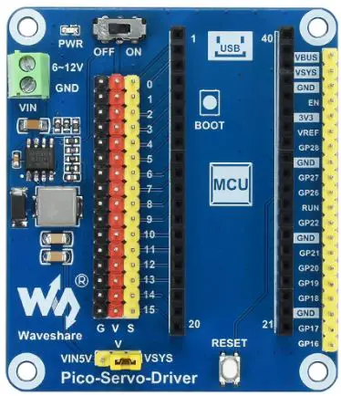 Raspberry Pi Pico Servo Driver Module product