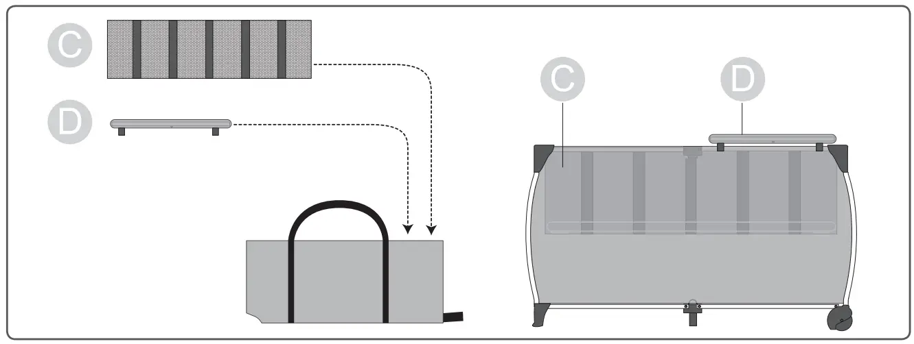 Hauck SLEEP’N PLAY SEPARATE MATTRESS - fig20