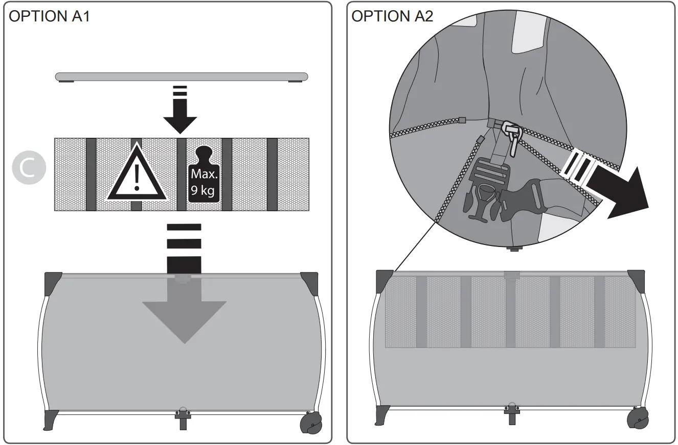 Hauck SLEEP’N PLAY SEPARATE MATTRESS - fig21