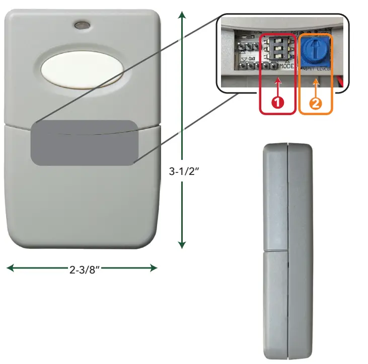 REIGN TX-100 Remote Transmitter - fig 1