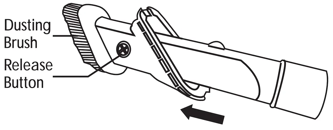 DU2012 Bagless Upright Vacuum Cleaner Operation instruction illustration
