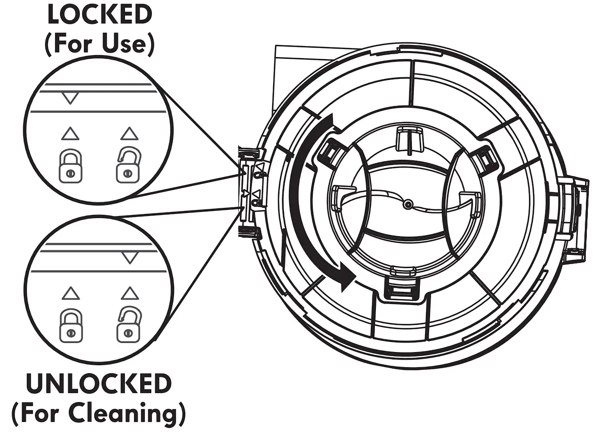 DU2012 Bagless Upright Vacuum Cleaner Vacuum Maintenance And Care Illustration