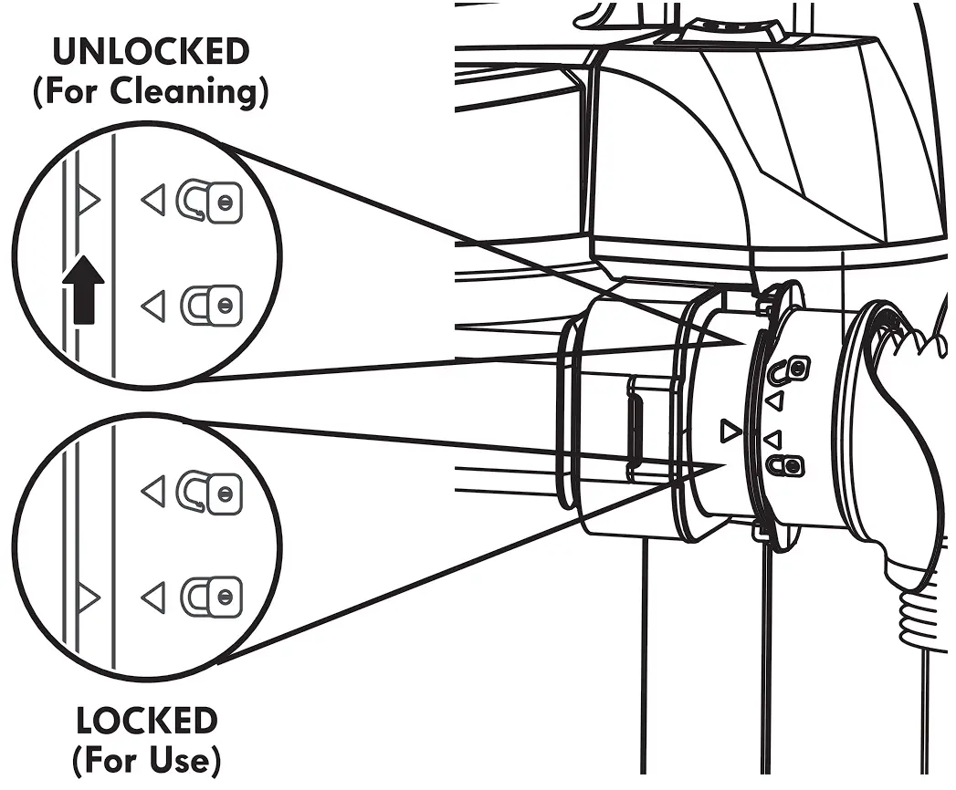 DU2012 Bagless Upright Vacuum Cleaner Vacuum Maintenance And Care Illustration