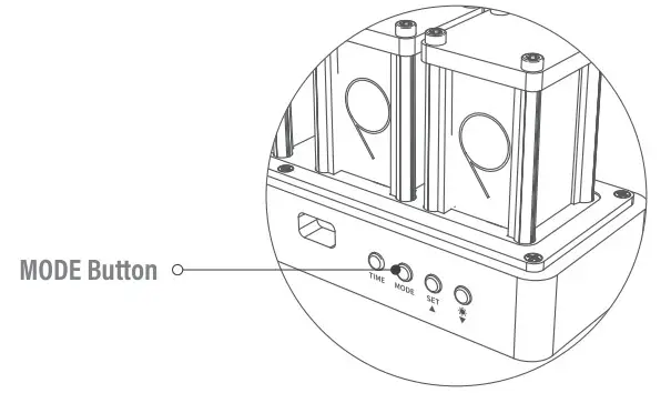 MAINSPRING Neo Nixie Desk Digital Clock - Mode