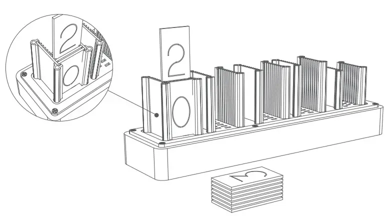 MAINSPRING Neo Nixie Desk Digital Clock - Sheet 2