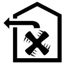 FIG 1 Exhaust air mode