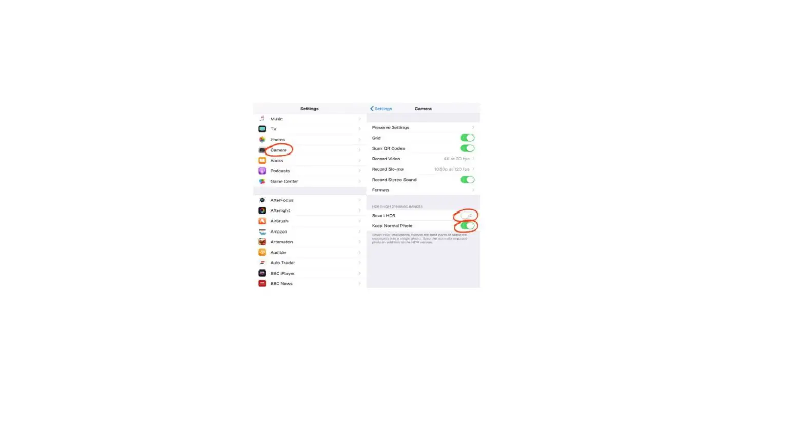 Adjust Hdr Camera Settings On Iphone