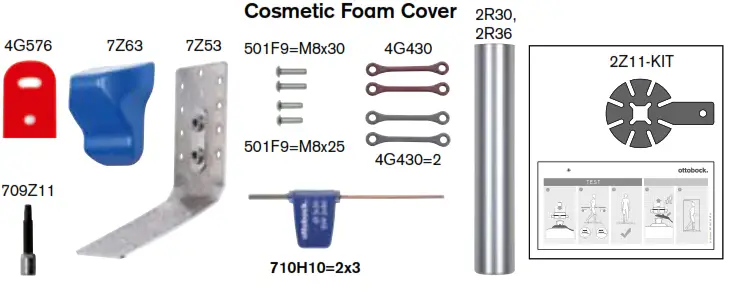 ottobock 7E10 Helix3D Hips Right Joint - fig 1