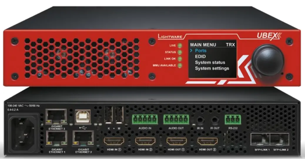 LIGHTWARE UBEX-PRO20-HDMI-F100 UBEX F Series Endpoint Device