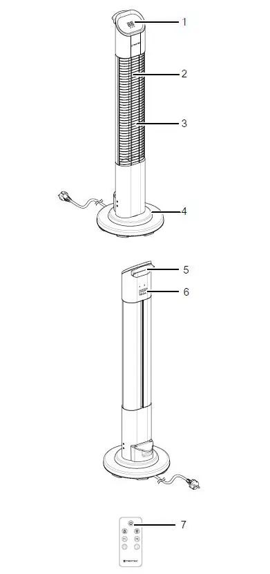TROTEC IRS 2050 E Radiant Heater fig (2)