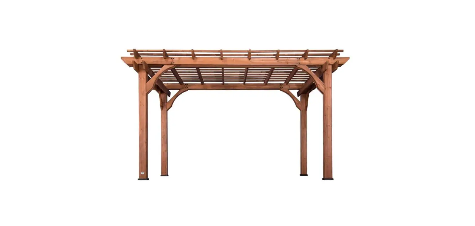 Backyard Discovery 1802513com 10 Ft X 14 Ft Cedar Pergola Instruction Manual