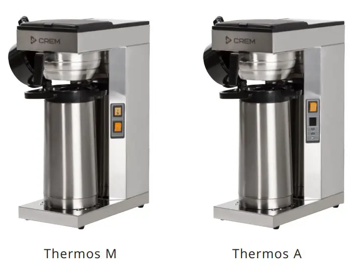 Wcrem Thermos And Thermos Office Filter Coffee User Manual