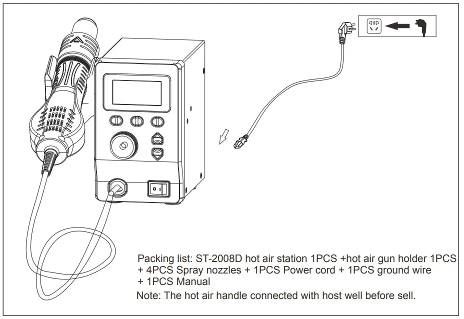 ATTEN ST-8800D Hot Air Station - Figure 5