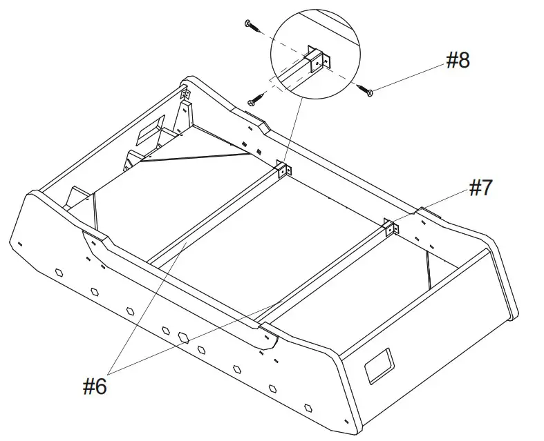 COUGAR C049 004 10 Arch Pro Football Table - ASSEMBLY 5