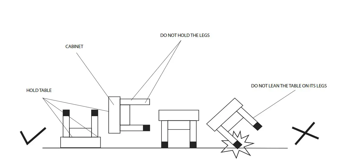 COUGAR C049 004 10 Arch Pro Football Table - ASSEMBLY 8