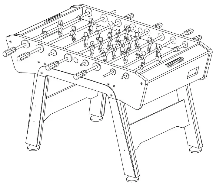 COUGAR C049 004 10 Arch Pro Football Table - Cover