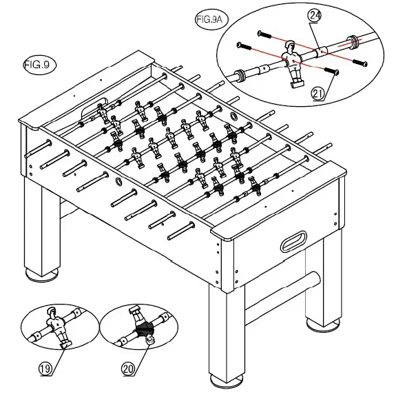 NORDIC Games 809-040 Table Soccer FIG (11)