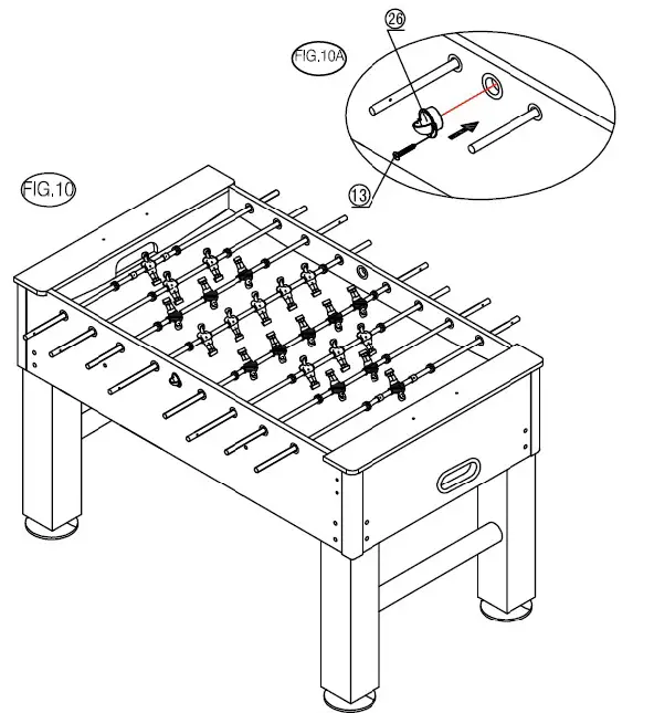 NORDIC Games 809-040 Table Soccer FIG (12)