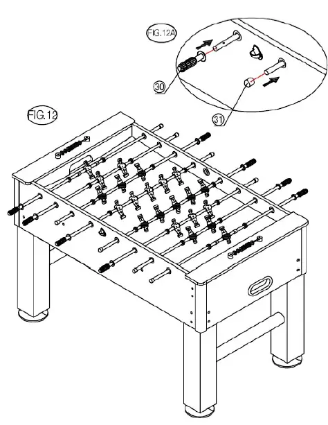 NORDIC Games 809-040 Table Soccer FIG (14)
