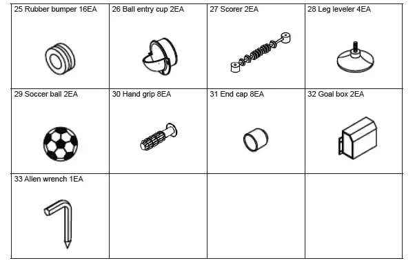 NORDIC Games 809-040 Table Soccer FIG (4)
