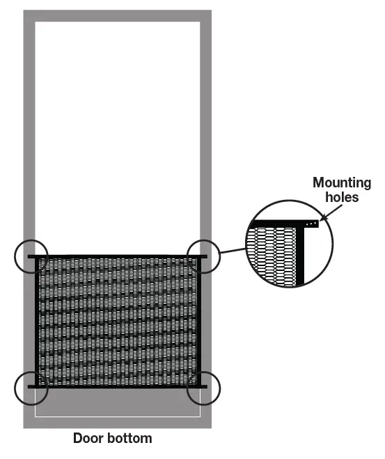 UNIQUE HOME DESIGNS ISPA800048WHT Pet Grille FIG 1
